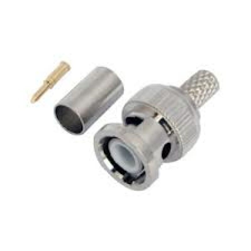 BNC DUGÓ CRIMP. 75 OHM-OS