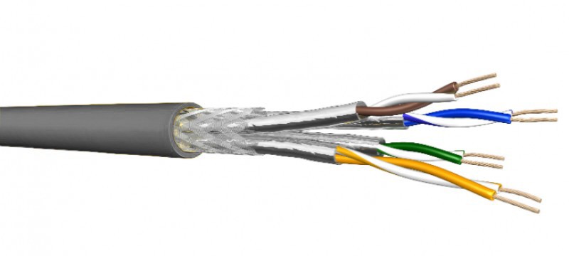 UC900 FLEX S/FTP C7 LSHF SZÜRKE DRAKA PATCH