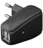USB HÁLÓZATI TÖLTO 2x500mA USB ESZKÖZÖK